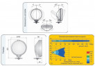 Фара противотуманная  круглая d=190мм 0666.43400 рифленое стекло WESEM