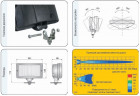 Фара противотуманная  прямоугольная Н3  0660.43200  241*135 WESEM