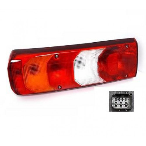 Фонарь задний Mercedes ACTROS MP3 разъем, левый 0035440903, 0035441703 арт.BL2021L